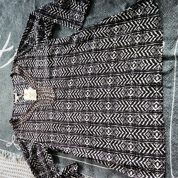 Beach Cover up or just beautiful shirt Bohemian beach Tunic beaded - Picture 4 of 8